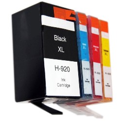 Cartouches compatibles HP 920 XL. Pack de 4 