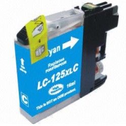 Cartouche compatible Brother LC125XL cyan
