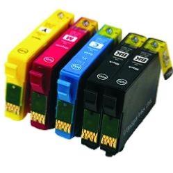 Cartouches compatibles Epson T129. Lot de 5 génériques