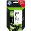 Pack de 2 cartouches HP 302 noire + couleur