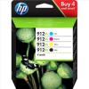 Lot de 4 cartouches HP 912 XL