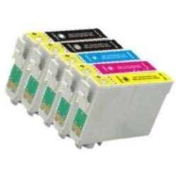 Cartouches compatibles Epson T055. lot de 5 génériques