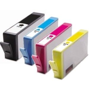 Cartouches compatibles HP 364 XL. Lot de 4 génériques