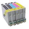 Cartouches compatibles Epson T061. Lot de 5 génériques