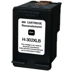 Cartouche compatible HP 302 XL noire.